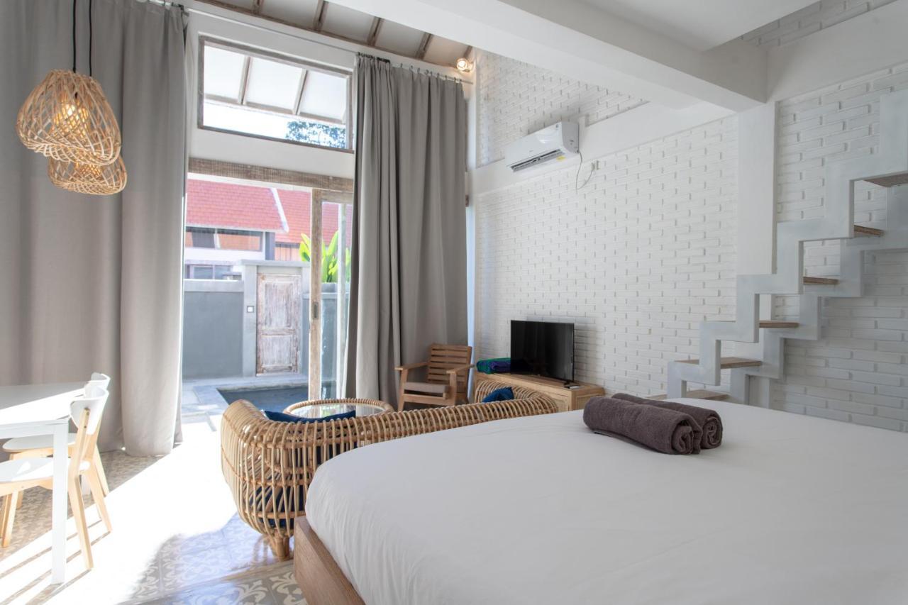 White Studio, Villa With Private Pool Canggu Exteriör bild